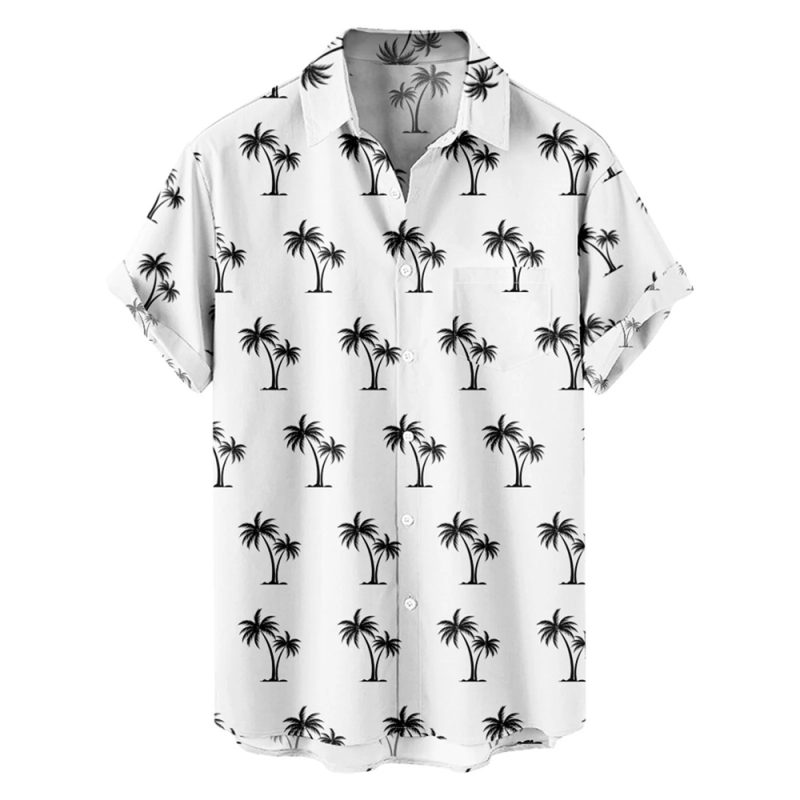 Happy Easter Hawaiian Shirts For Men Rabbit Egg Printed Button Down Shirts Summer Casual Holiday Beach Party Shirt Women Clothes - Image 6