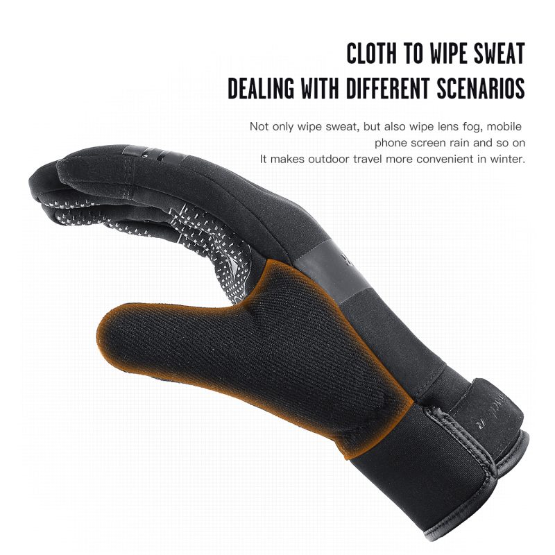 Outdoor Winter Cycling Gloves Touch Screen Motorcycle Gloves Windproof Sports Riding Ski Gloves Waterproof 3M Running Gloves - Image 4