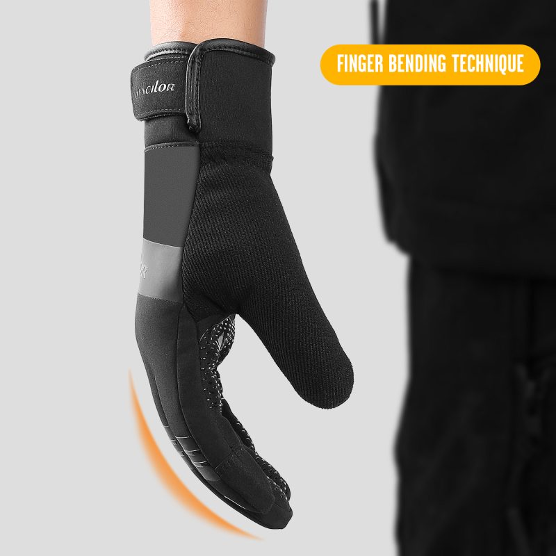 Outdoor Winter Cycling Gloves Touch Screen Motorcycle Gloves Windproof Sports Riding Ski Gloves Waterproof 3M Running Gloves - Image 5