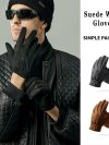 Cold Men's Winter Gloves Autumn Stylish Men's Touch Screen Glove Gentlemen's Elegant Warm Mittens Leather Companions Accessories