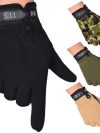Tactical Gloves Summer Men's Lightweight Breathable Outdoor Cycling Fishing Sports Non-Slip Women Full Finger Glove Half Finger