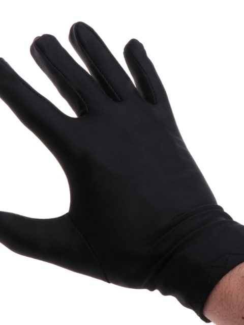 Practical Jewelry Gloves Wrist Length Gloves Black Gloves Work for PROTECTION Coin Inspection Gloves for Fetching Jewels