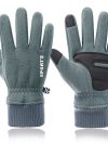 Winter Warm Thick Polar Fleece Ski Gloves Men Touch Screen Waterproof Gloves Women Outdoor Cycling Sports Driving Non-slip Glove