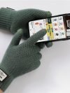 Winter Men Knitted Gloves Touchscreen High Quality Male Mitten Thicken Warm Wool Cashmere Solid Men Business Gloves Autumn