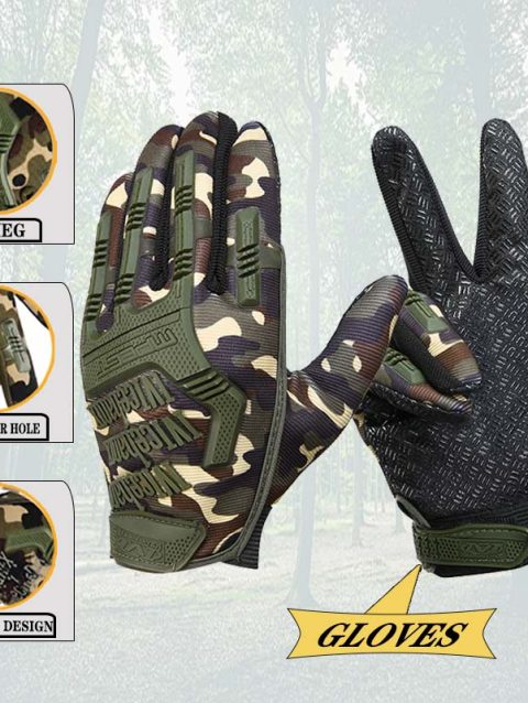 Men Tactical Gloves Full Finger Motos Racing Training Fighting Gloves Outdoor Sports Protect Gear Riding Gloves
