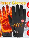 Winter Gloves for Men Women Warm Tactical Gloves Touchscreen Waterproof Hiking Skiing Fishing Cycling Snowboard Non-slip Gloves
