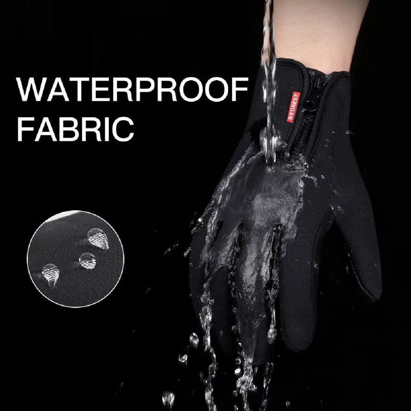 Touchscreen Warm Gloves Outdoor Cycling Driving Motorcycle Waterproof Cold Gloves Windproof Non-Slip Womens Men Winter Ski Glove - Image 5