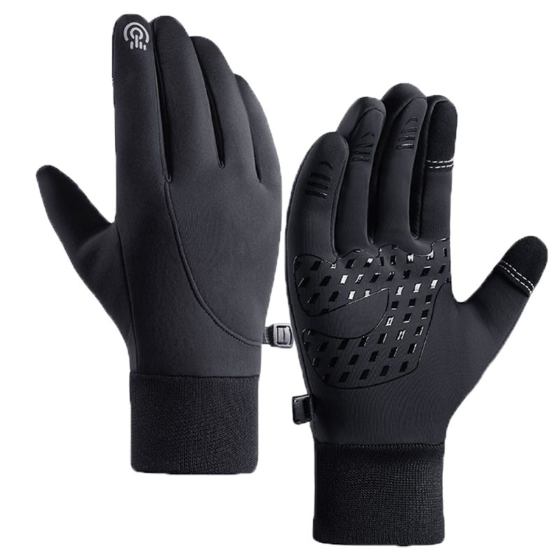 Winter Warm Cycling Gloves Skiing Windproof Gloves Touch Cold Waterproof Fishing Running Driving Snowmobile Outdoor Riding Model - Image 7