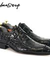 Luxury Men Shoes Black Burgundy Real Leather Casual Mens Dress Shoes Buckle Straps Formal Business Wedding Shoes For Men