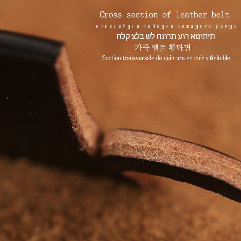 Men Belts Genuine Leather Business Fashion Designer Belt Bamboo Pattern Waistband High Quality Automatic buckle Belts for Men - Image 3