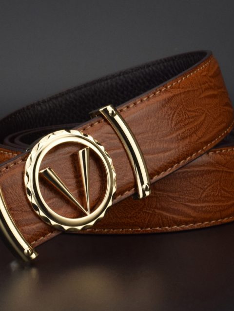 High Quality Designer Belts Men Fashion V Letter Luxury Famous Brand Genuine Leather Belt Men Classic Exquisite Waist Strap