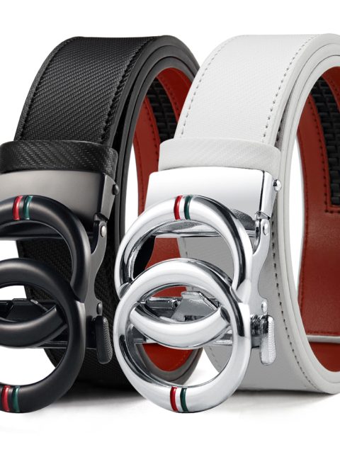 Men Belts Genuine Leather Luxury Brand Designer Fashion Automatic Buckle Vintage Men's Jeans High Quality Men’s Designer Belts