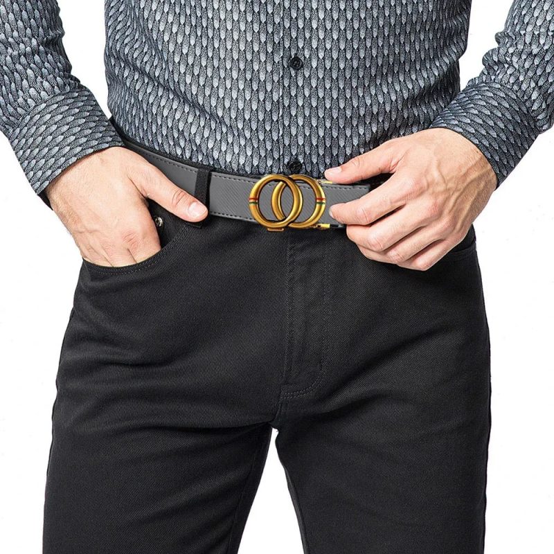 Men Belts Genuine Leather Luxury Brand Designer Fashion Automatic Buckle Vintage Men's Jeans High Quality Men’s Designer Belts - Image 4