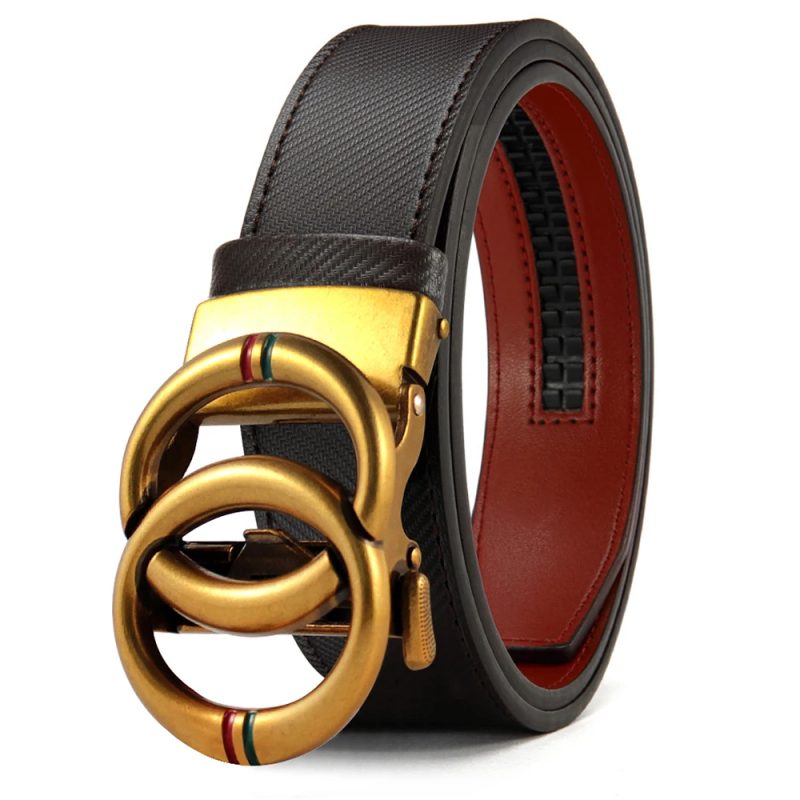 Men Belts Genuine Leather Luxury Brand Designer Fashion Automatic Buckle Vintage Men's Jeans High Quality Men’s Designer Belts - Image 7