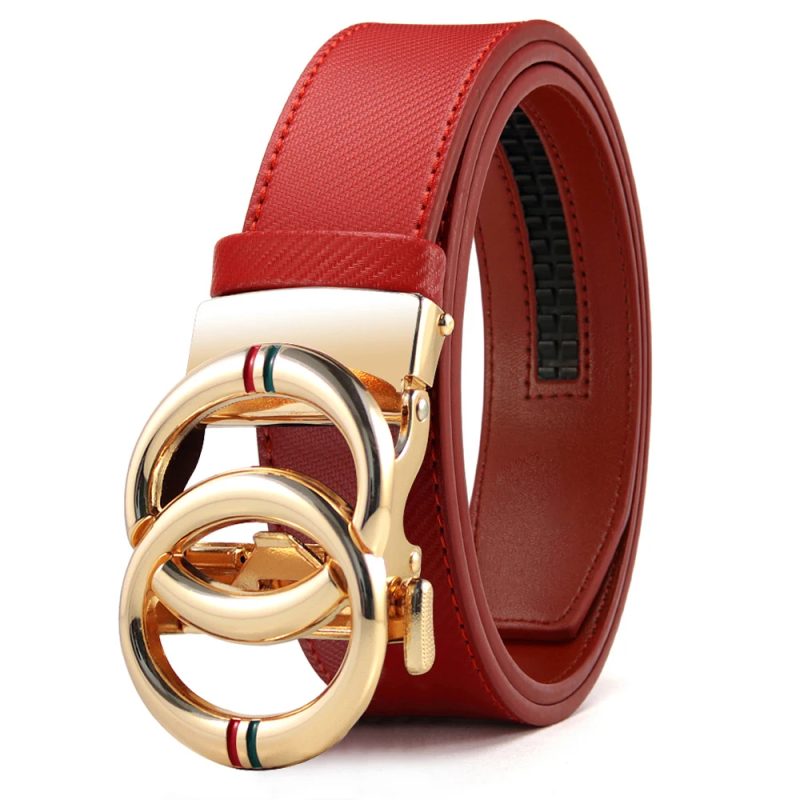 Men Belts Genuine Leather Luxury Brand Designer Fashion Automatic Buckle Vintage Men's Jeans High Quality Men’s Designer Belts - Image 16