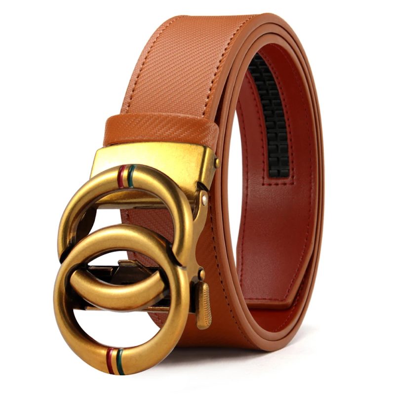 Men Belts Genuine Leather Luxury Brand Designer Fashion Automatic Buckle Vintage Men's Jeans High Quality Men’s Designer Belts - Image 17