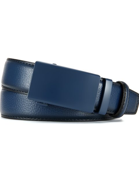 Men's Business Belt Leather Classic Alloy Buckle High Quality Casual Fashion Ratchet Adjustable Belt Cowboy Punk Casual Belt