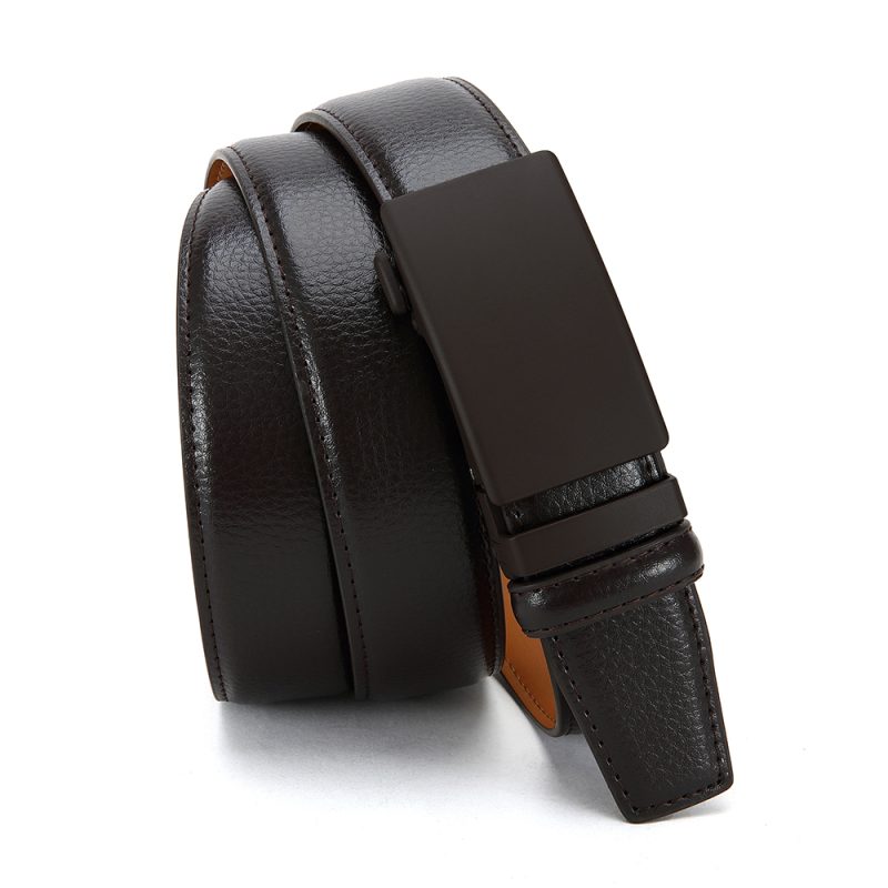 Men's Business Belt Leather Classic Alloy Buckle High Quality Casual Fashion Ratchet Adjustable Belt Cowboy Punk Casual Belt - Image 7