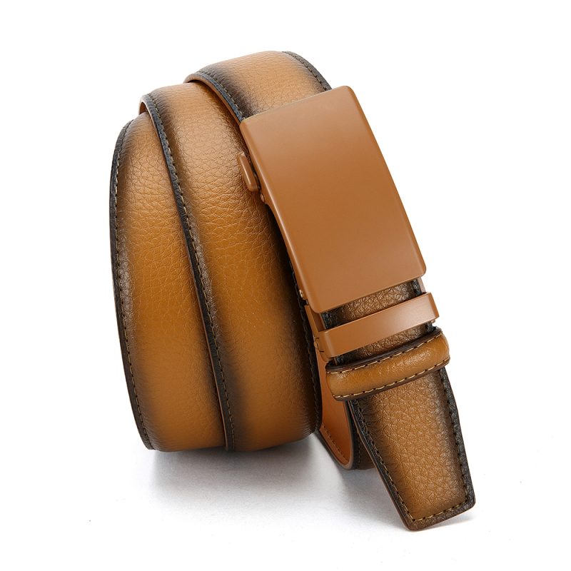 Men's Business Belt Leather Classic Alloy Buckle High Quality Casual Fashion Ratchet Adjustable Belt Cowboy Punk Casual Belt - Image 8