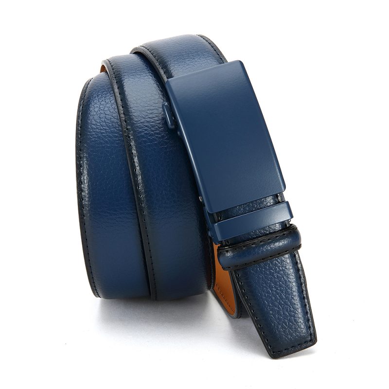 Men's Business Belt Leather Classic Alloy Buckle High Quality Casual Fashion Ratchet Adjustable Belt Cowboy Punk Casual Belt - Image 9