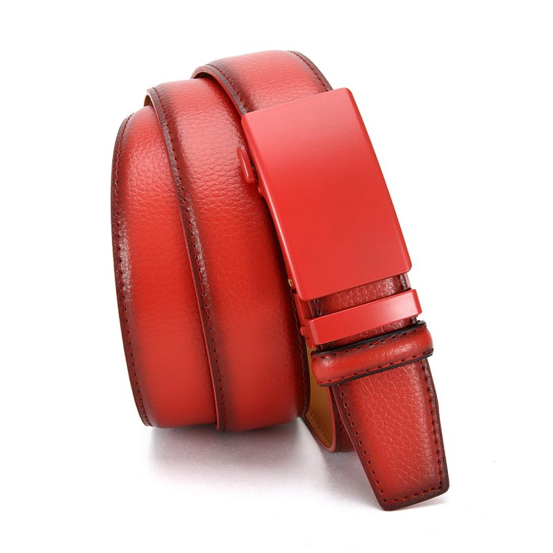 Men's Business Belt Leather Classic Alloy Buckle High Quality Casual Fashion Ratchet Adjustable Belt Cowboy Punk Casual Belt - Image 12