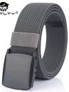 VATLTY Metal Free Men's Elastic Belt Strong Engineering Plastic Quick Release Nylon Buckle Unisex Stretch Belt Outdoor Girdles