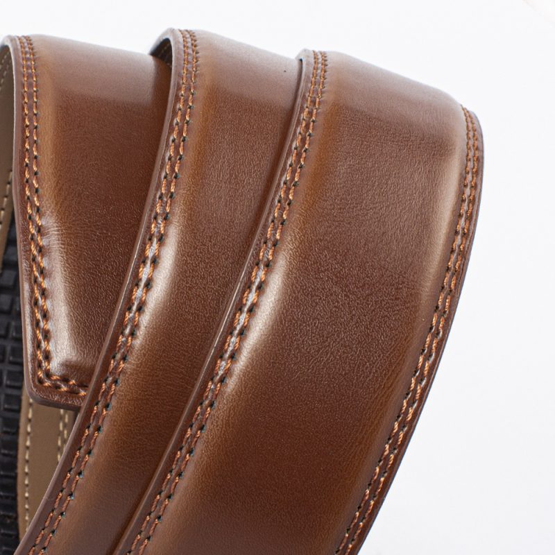 Men Belt Genuine Leather Belts Without Buckle Men's Belts Without Buckle Cowskin Luxury Belt Black Brown Cinturones Para Mujer - Image 3