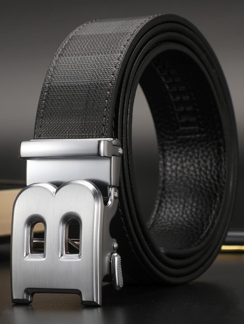 High Quality Luxury Designer Canvas Brand Men Belts Male Automatic Buckle belt Genuine Leather Belt for men Strap for Jeans