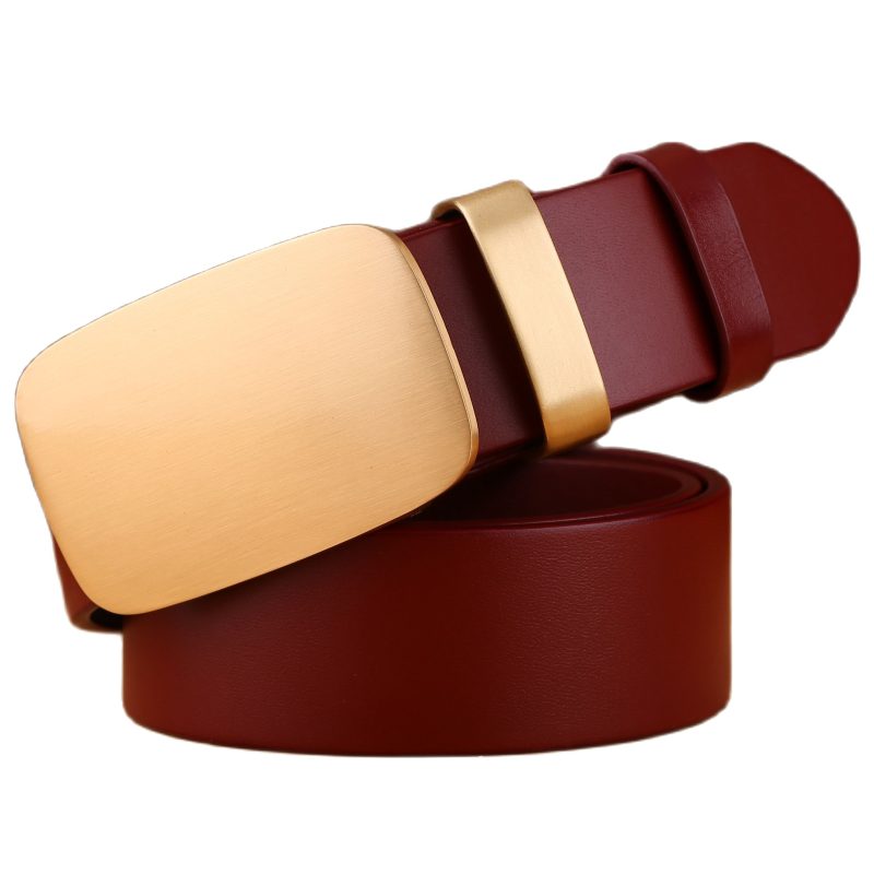 New designer belt men high quality full grain cowhide genuine leather waist belt 3.8cm wide strap red brown black gold 115 2020