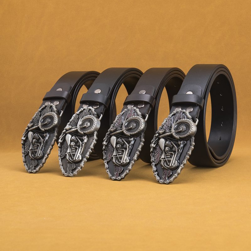 Garrblen Men Belt Luxury Brand Designer Classic High Quality Genuine Vintage Cowskin Pin Buckle Beltsretro Waistband Male Belts - Image 2