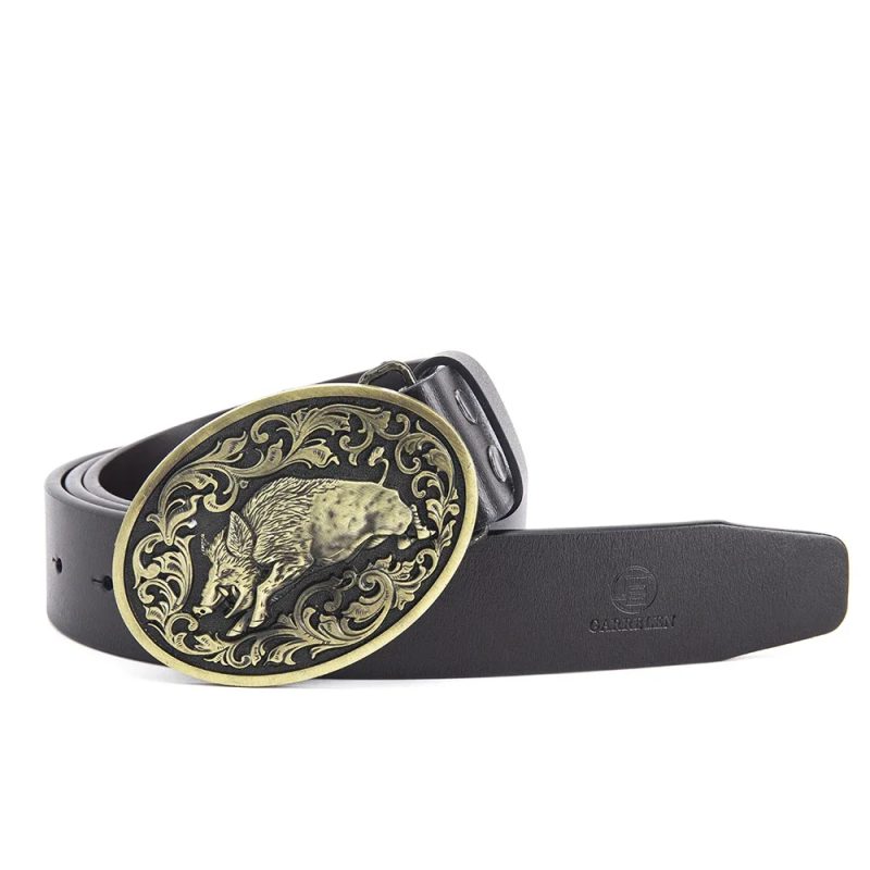 Garrblen Men Belt Luxury Brand Designer Classic High Quality Genuine Vintage Cowskin Pin Buckle Beltsretro Waistband Male Belts - Image 15