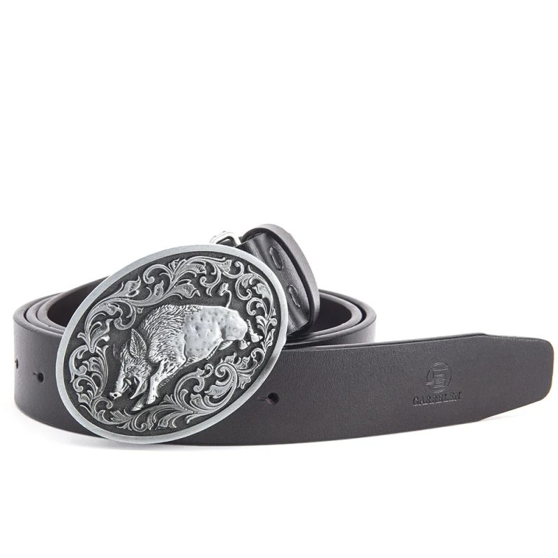 Garrblen Men Belt Luxury Brand Designer Classic High Quality Genuine Vintage Cowskin Pin Buckle Beltsretro Waistband Male Belts - Image 16