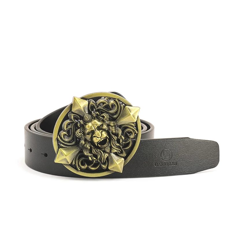Garrblen Men Belt Luxury Brand Designer Classic High Quality Genuine Vintage Cowskin Pin Buckle Beltsretro Waistband Male Belts - Image 25