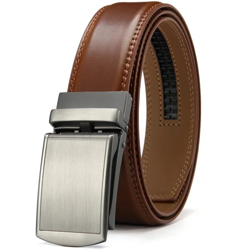 Mens Belt Genuine Leather Luxury Belt Metal Automatic Alloy Buckle Fashion Ratchet Belts for Men Cowhide High Quality Belt - Image 14