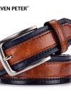 New Men's Belt Fashion Casual Strap Male Jeans Designer Trouser Belts Pu Genuine Leather Luxury Brand Pin Buckle