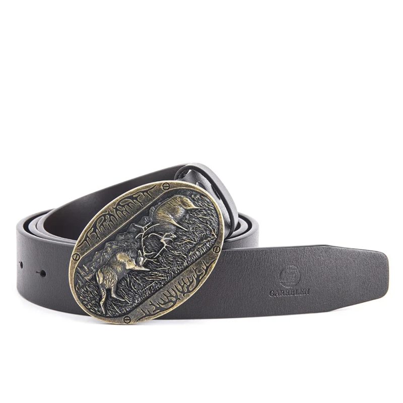 Garrblen Men Leather Belts Luxury Brand Designer Classic High Quality Vintage Genuine Waistband Pin Buckle Strap Men's Belt - Image 10