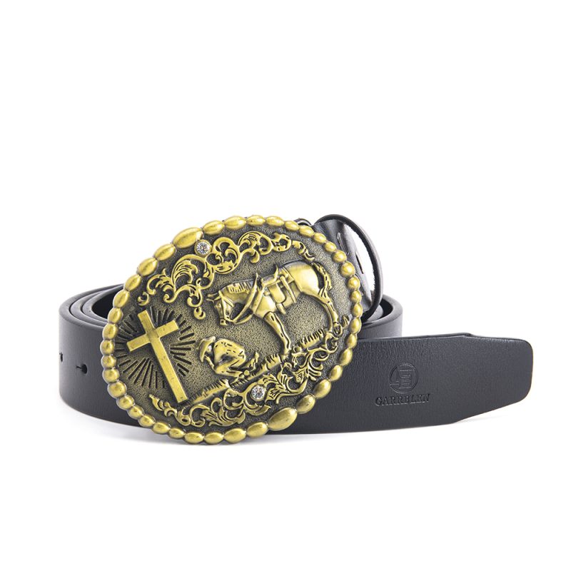 Garrblen Men Leather Belts Luxury Brand Designer Classic High Quality Vintage Genuine Waistband Pin Buckle Strap Men's Belt - Image 11