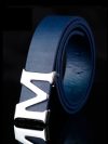 Maikun Men’s Leather Belts Removable Letter M Plate Buckle High Quality PU Leather Belt For Jeans Dress Halloween fashion belts