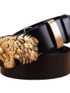 2020 solid brass buckle belt men high quality tiger strap 3.8 cm wide girdle full grain 100% genuine leather cowhide 130 camel