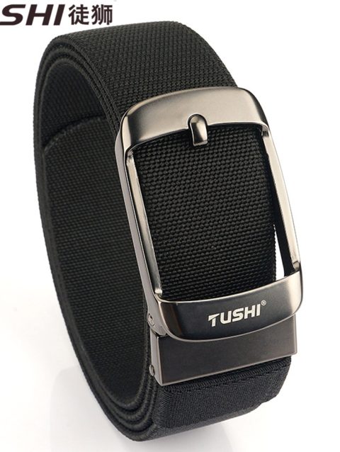 TUSHI New Men Nylon Hunting Belt Army Tactical Belt Military Canvas Belt Combat Cummerbunds High Quality Shoulder Belt Luxury