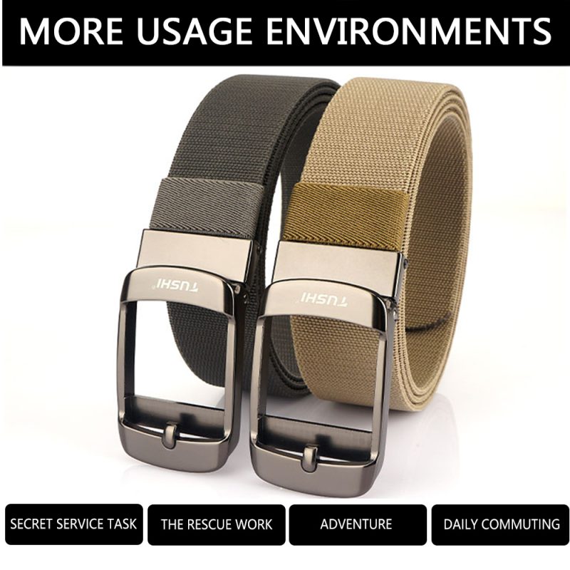 TUSHI New Men Nylon Hunting Belt Army Tactical Belt Military Canvas Belt Combat Cummerbunds High Quality Shoulder Belt Luxury - Image 6