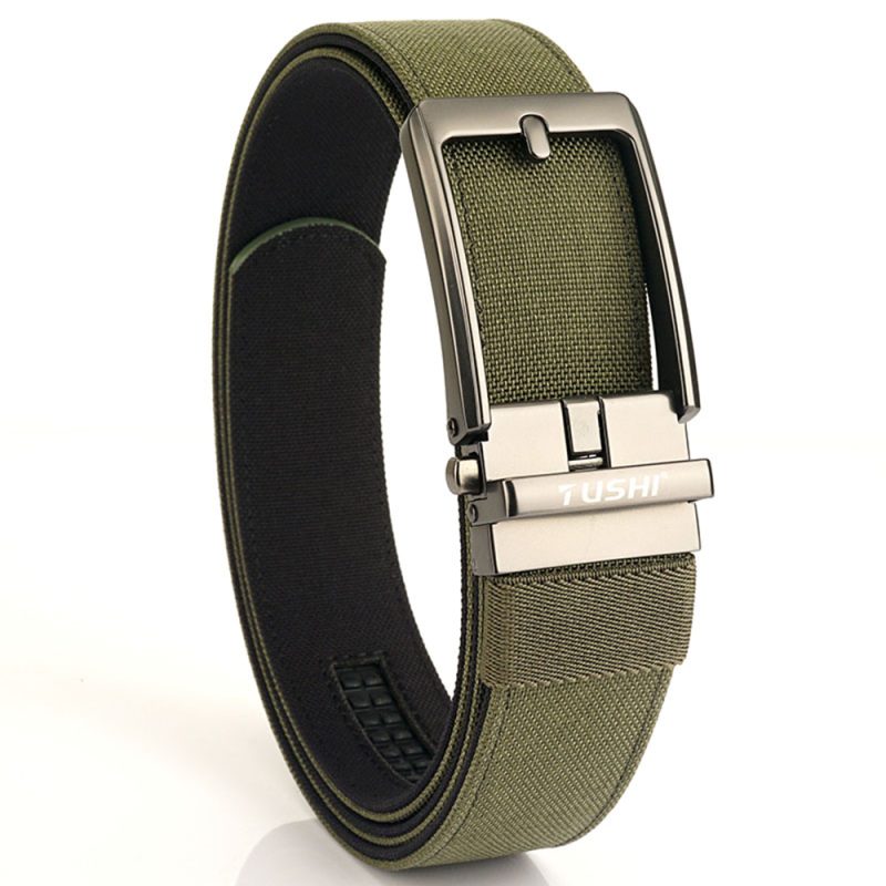 TUSHI Belts for Men's Luxury Brand Designer Fashion Nylon Automatic Buckle Canvas Casual Jeans EDC High Quality Waist Male Strap - Image 9