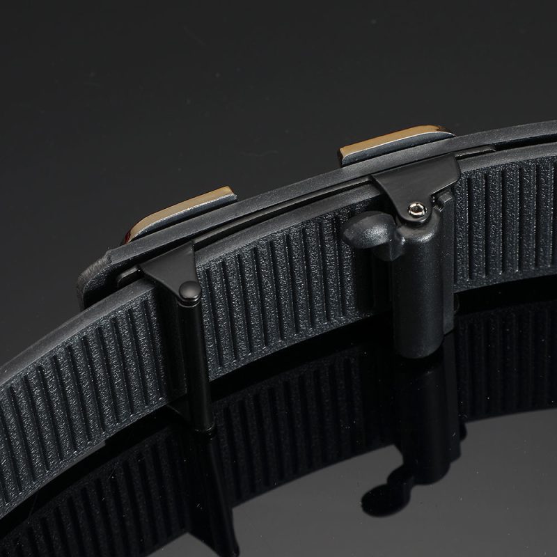 New Men's Belt Fashion Versatile Alloy Toothless Automatic Buckle Leather Business Casual Youth Belt For Men - Image 2