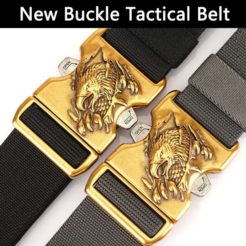 TUSHI Belt For Men Leisure Belt Luxury Belt Outdoor Elastic Work Belt Hiking Nylon Male Tactical Belt Metal Quick Buckle Girdle - Image 5