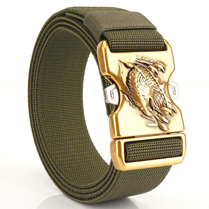 TUSHI Belt For Men Leisure Belt Luxury Belt Outdoor Elastic Work Belt Hiking Nylon Male Tactical Belt Metal Quick Buckle Girdle - Image 8