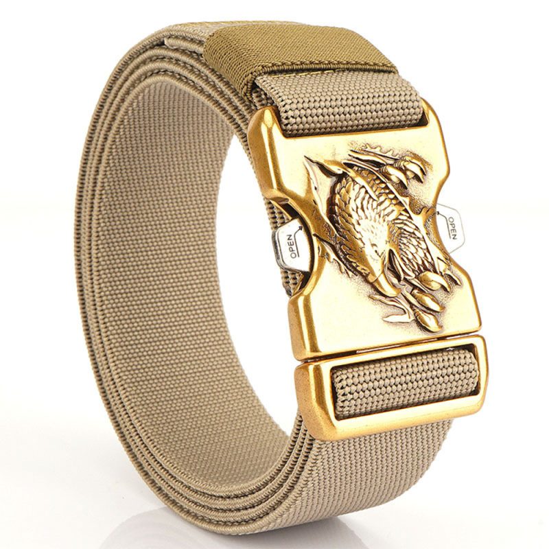 TUSHI Belt For Men Leisure Belt Luxury Belt Outdoor Elastic Work Belt Hiking Nylon Male Tactical Belt Metal Quick Buckle Girdle - Image 9