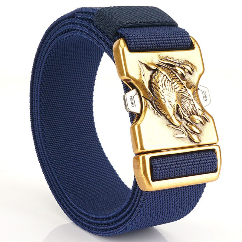 TUSHI Belt For Men Leisure Belt Luxury Belt Outdoor Elastic Work Belt Hiking Nylon Male Tactical Belt Metal Quick Buckle Girdle - Image 10