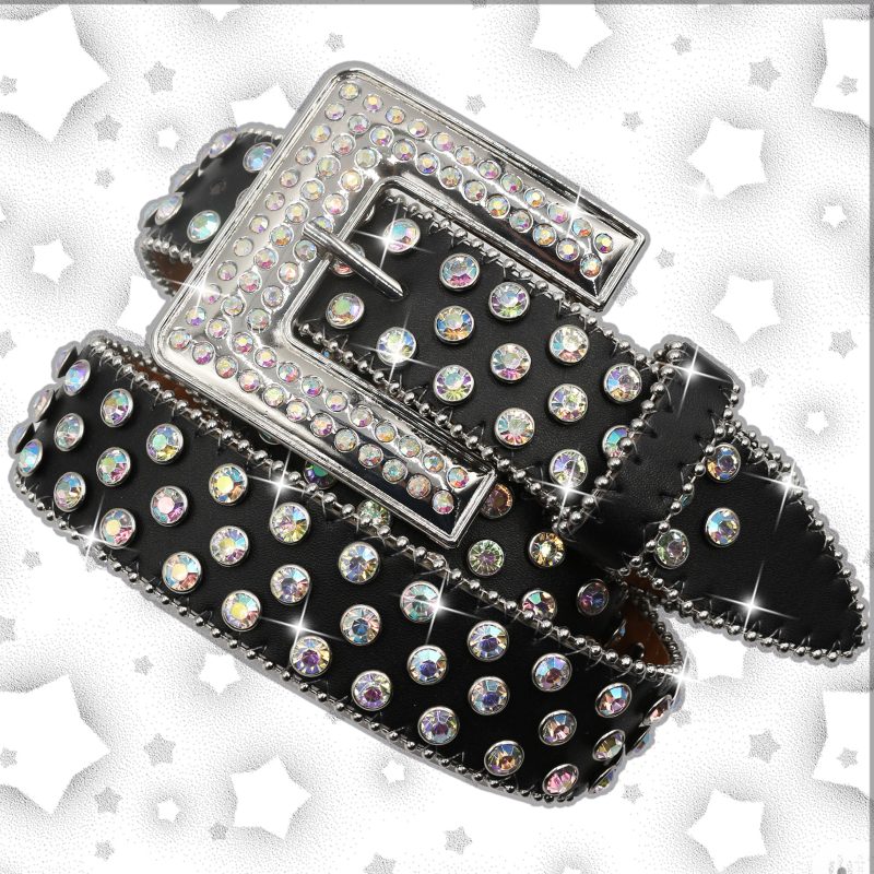 belt Diamond Rhinestone Belts Fashion Luxury Crystal Studded Pin Buckle Belt Belts for Women Jeans Decoration Beautiful - Image 7