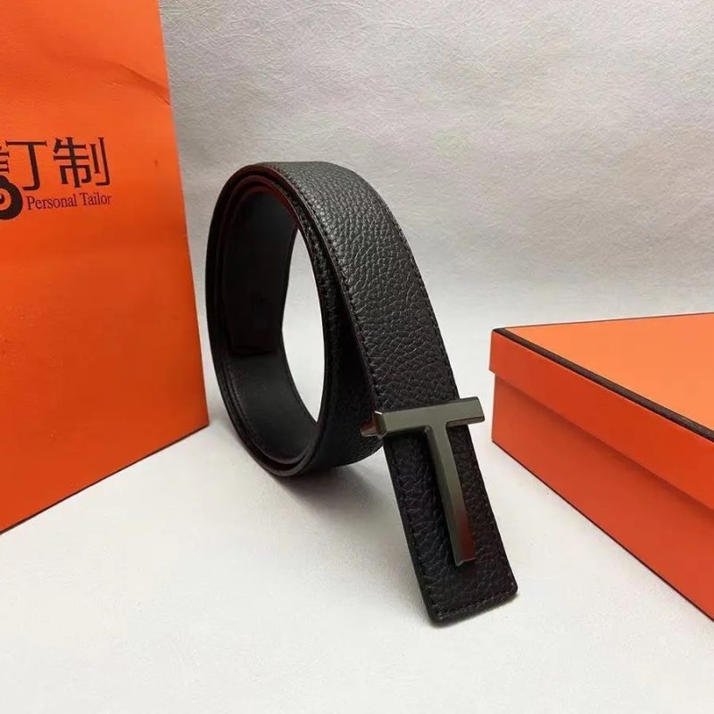 High Quality 3.8cm Leather Business Men Belt Luxury Brand Designer famous Belts for men Jeans Strap Male Metal Buckle belt - Image 4
