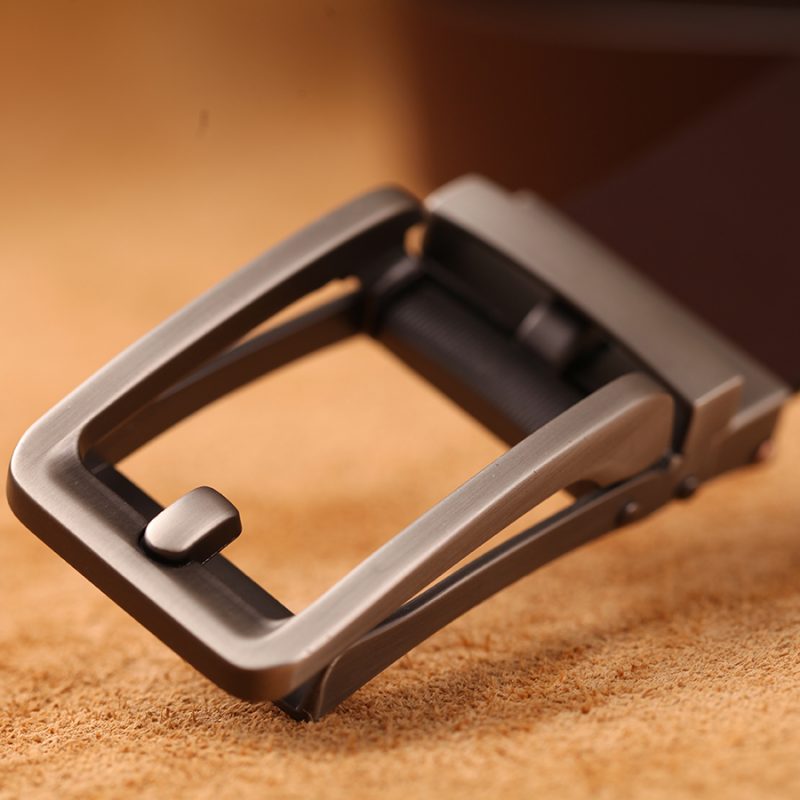 New High Quality Luxury Genuine Leather Belt Designer Belts Men Automatic Buckle Business Trouser Strap Cinturones Hombre Cinto - Image 2